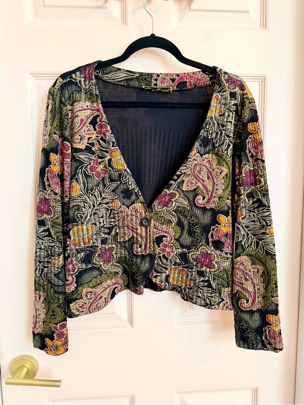Floral mirasol light jacket